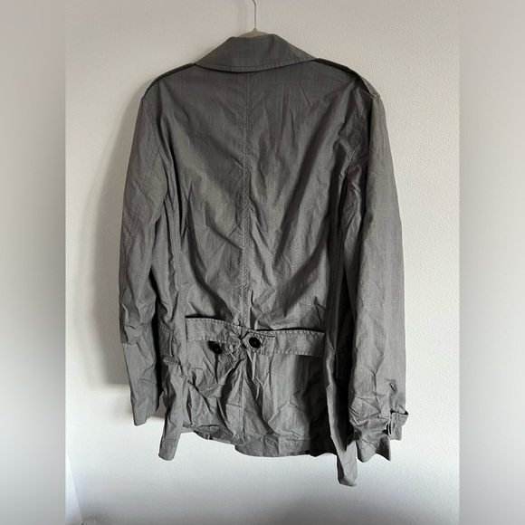 Paul Smith Cotton Outer Shell Pea Coat Grey, size large - Picture 6 of 6